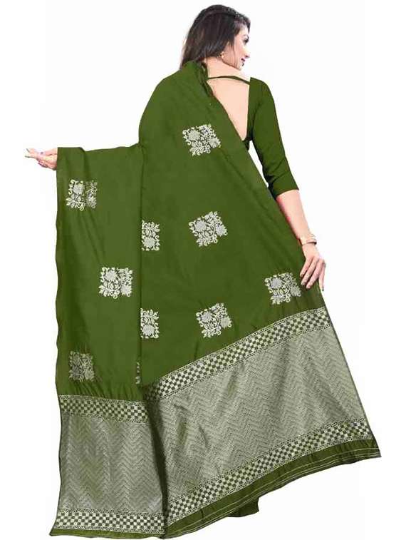 women self design banarasi saree with blouse - 22253517 -  Standard Image - 1