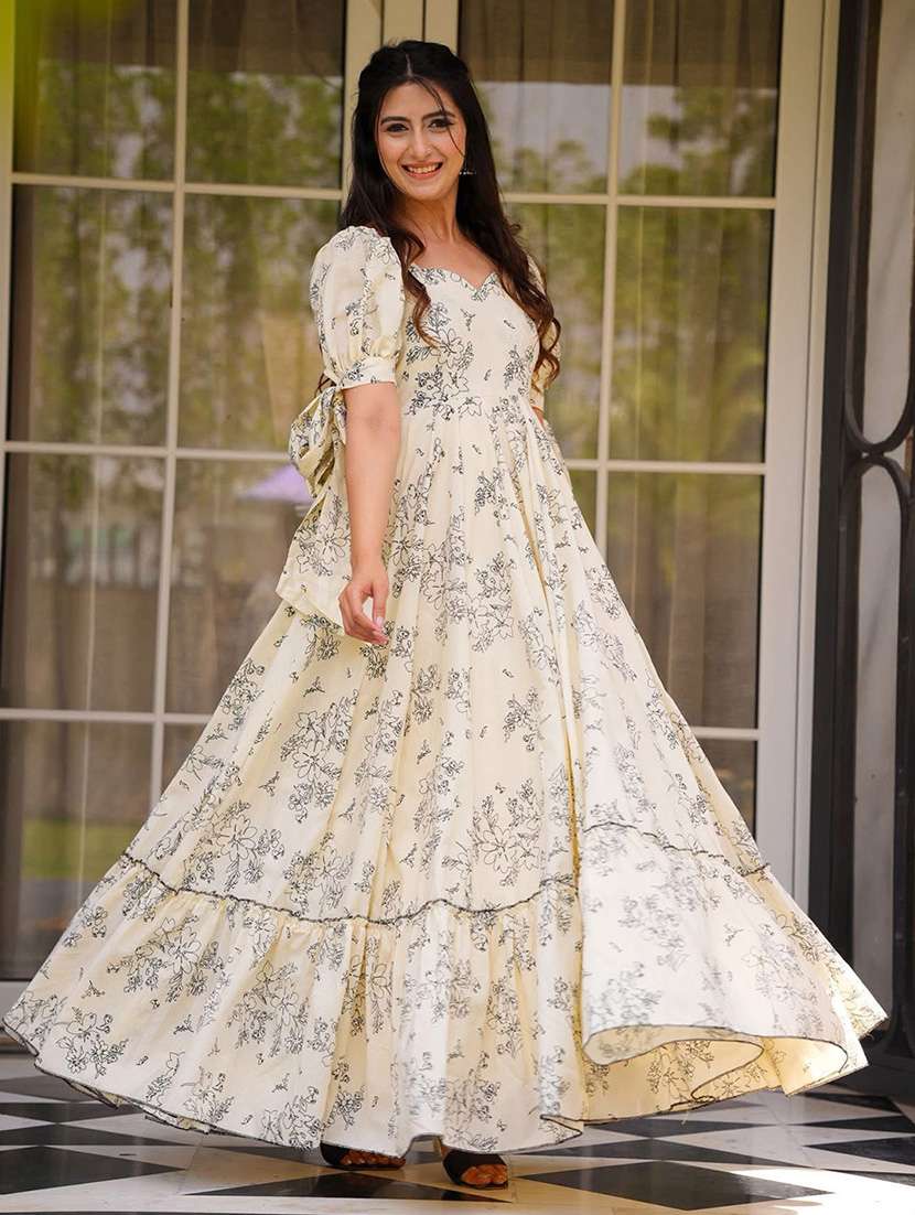 women floral sweetheart neck tiered maxi dress - 22253553 -  Standard Image - 1