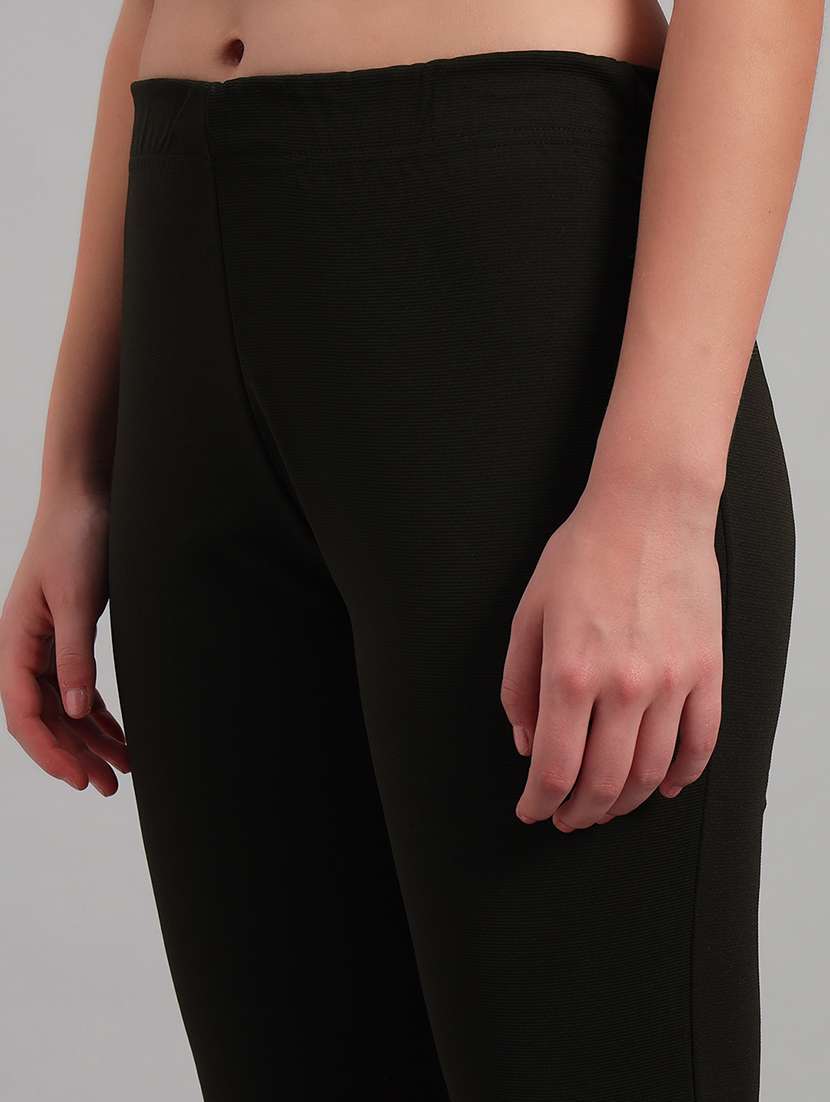 women solid mid rise bootcut trouser - 22253606 -  Standard Image - 6