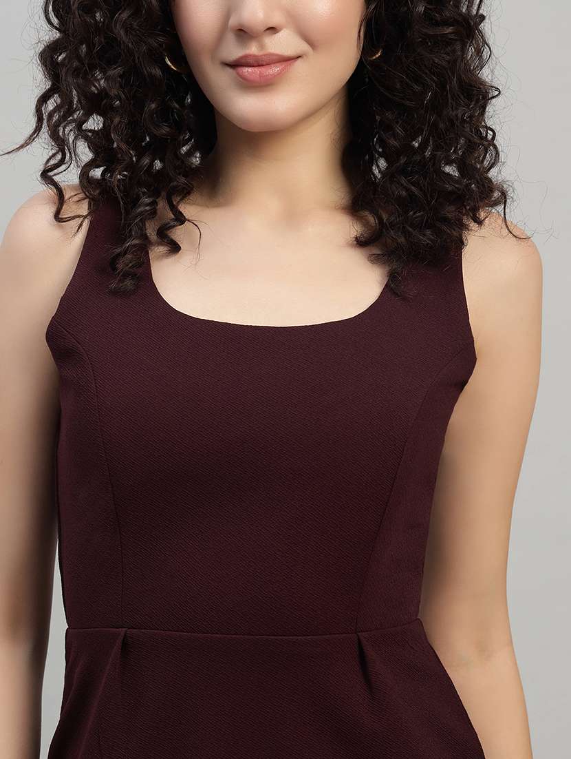 women solid sleeveless sheath dress - 22253633 -  Standard Image - 6