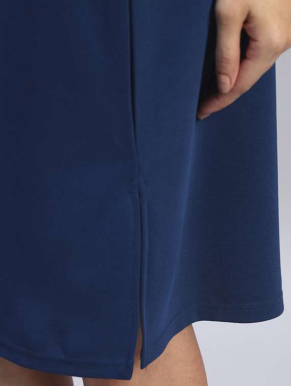 women solid high rise bodycon skirt - 22253635 -  Standard Image - 4