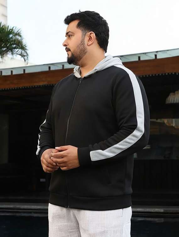 men color block long sleeve regular fit sweatshirt - 22253670 -  Standard Image - 1