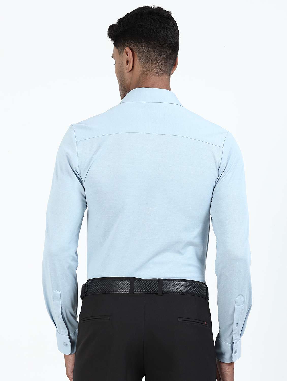 men solid collared long sleeve shirt - 22253754 -  Standard Image - 1