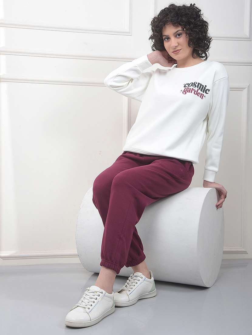 women solid mid rise jogger - 22253783 -  Standard Image - 4