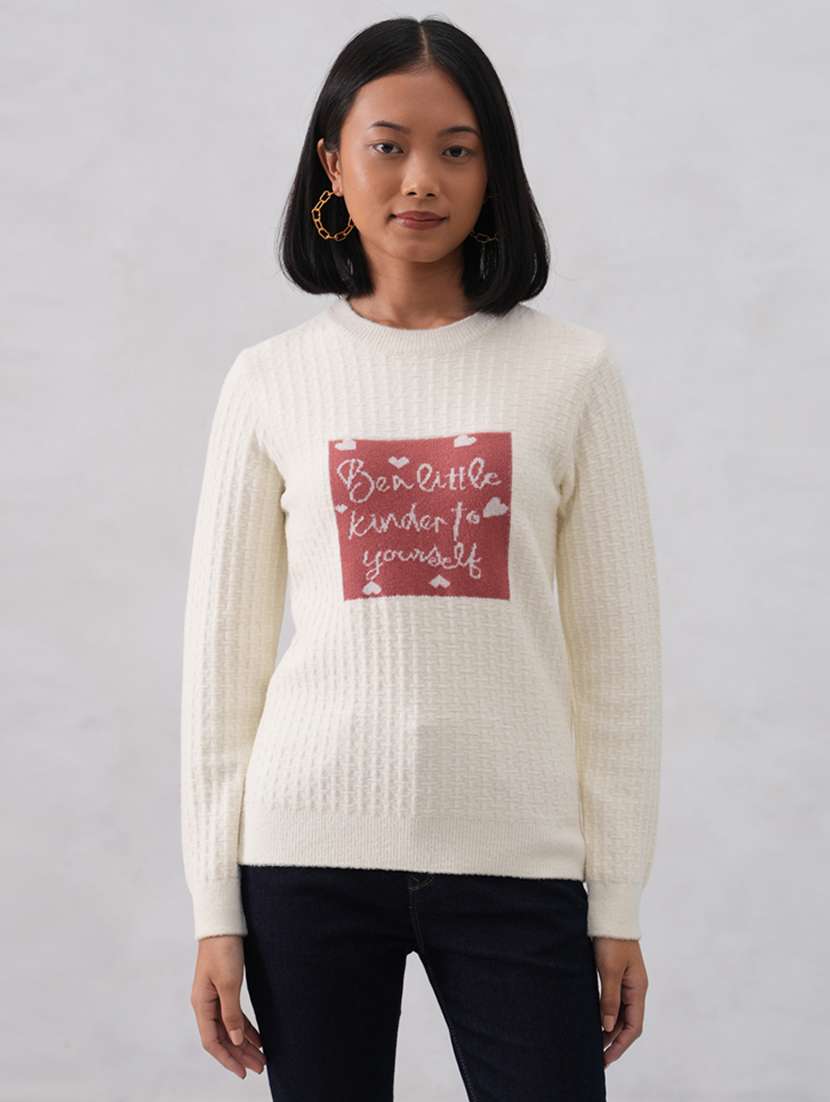 women self designed long sleeve pullover