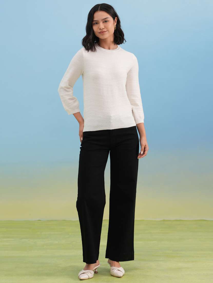 women self designed long sleeve pullover - 22253805 -  Standard Image - 4