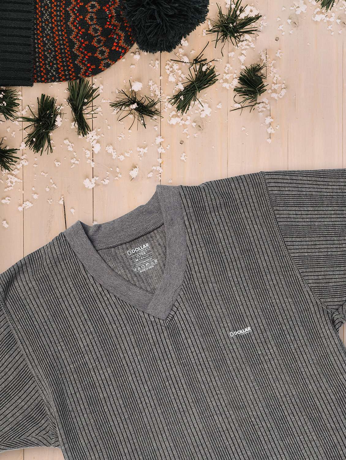 men solid full sleeve thermal top - 22253997 -  Standard Image - 4