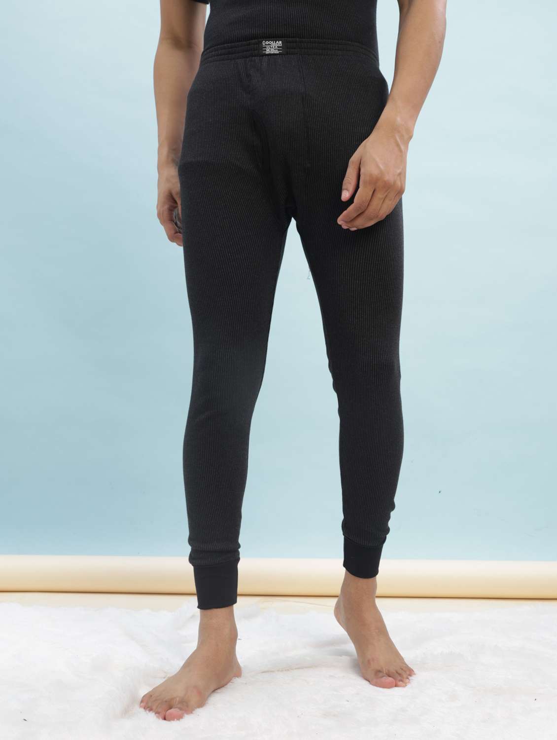 men solid short sleeve thermal set - 22254025 -  Standard Image - 4