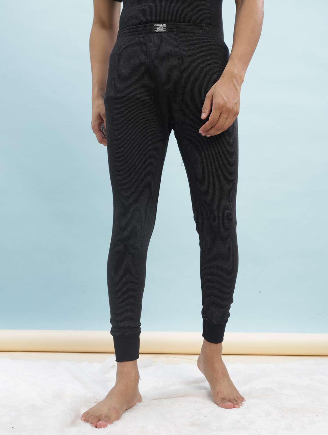 men pack of 2 solid thermal bottom - 22254031 -  Standard Image - 1