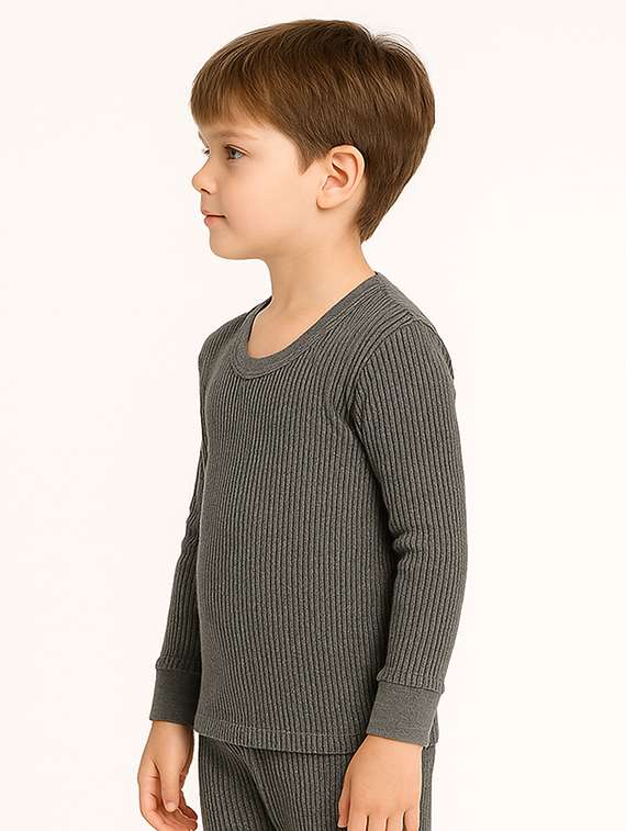 boys pack of 2 long sleeve thermal top - 22254037 -  Standard Image - 1