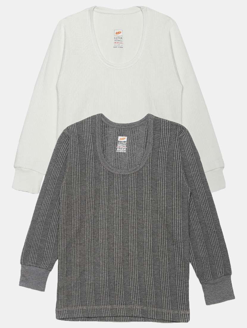 boys pack of 2 long sleeve thermal top - 22254037 -  Standard Image - 4