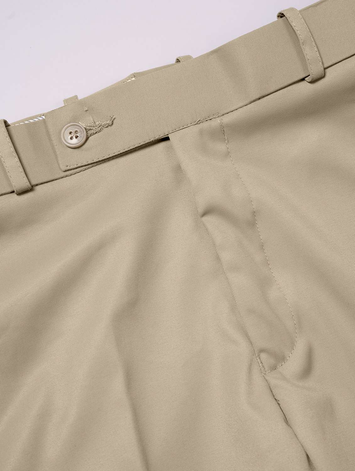 men solid mid rise straight formal trouser - 22254892 -  Standard Image - 4