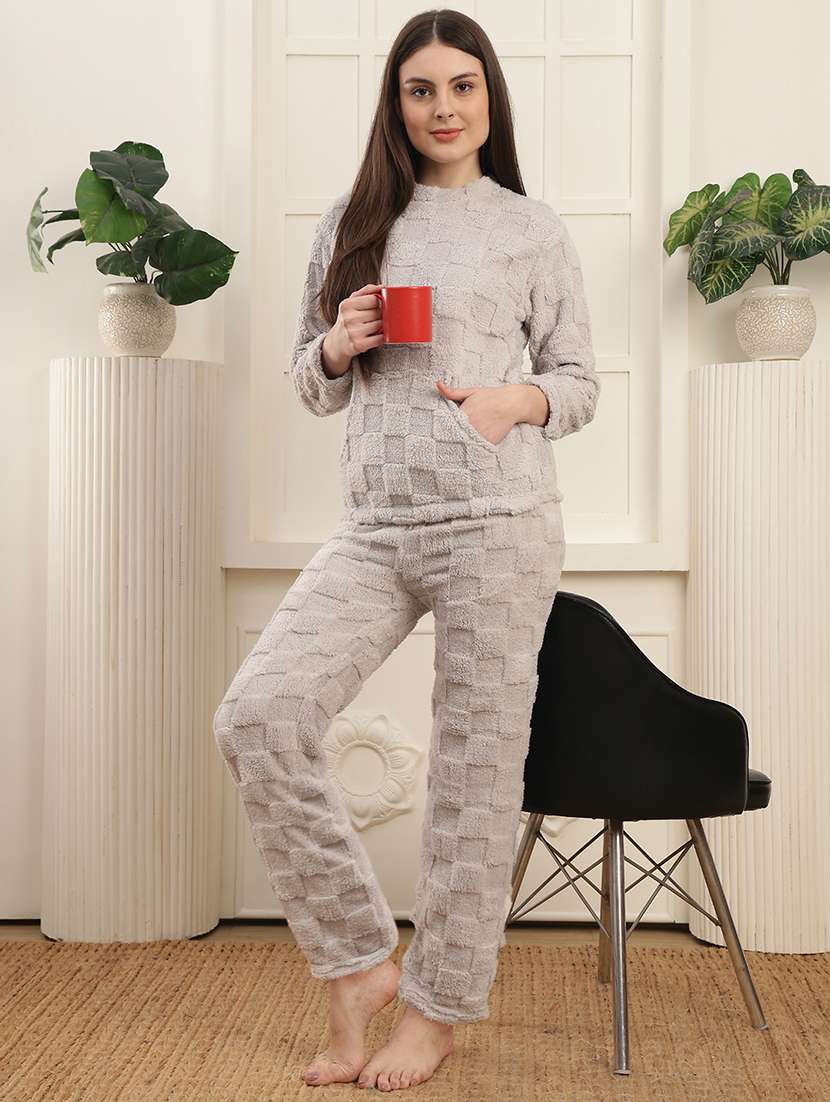 women self designed nightwear pyjama set - 22254917 -  Standard Image - 1