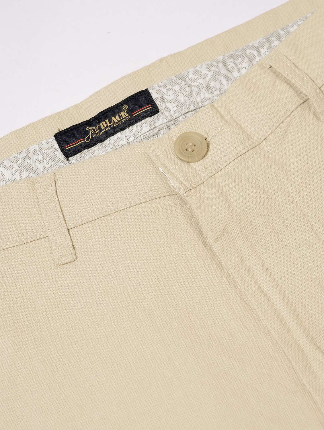 men solid mid rise straight fit chinos  - 22254932 -  Standard Image - 4