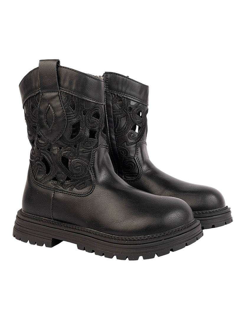kids solid snkle length boots - 22255190 -  Standard Image - 1