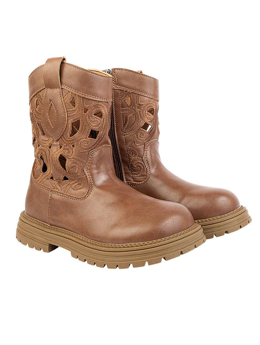 kids solid snkle length boots - 22255191 -  Standard Image - 1