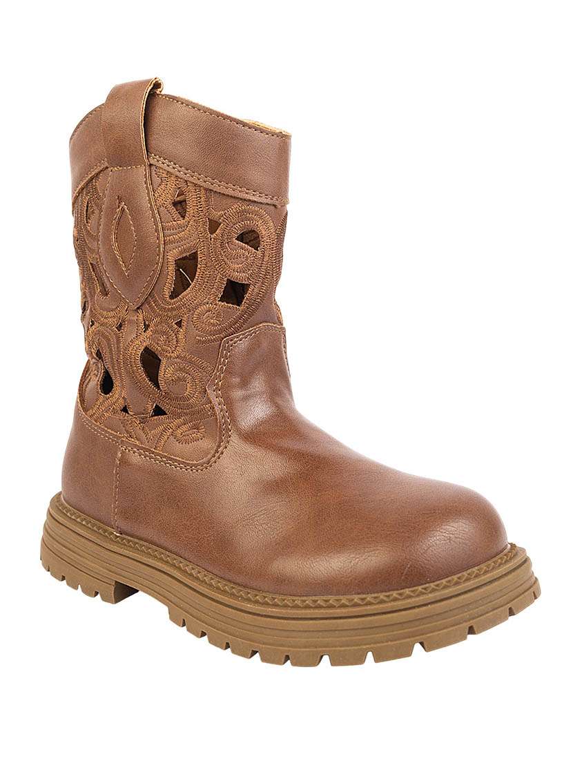 kids solid snkle length boots - 22255191 -  Standard Image - 4