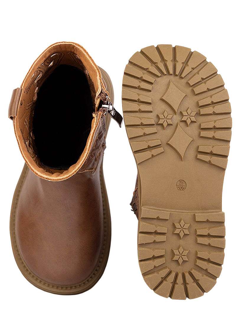 kids solid snkle length boots - 22255191 -  Standard Image - 6