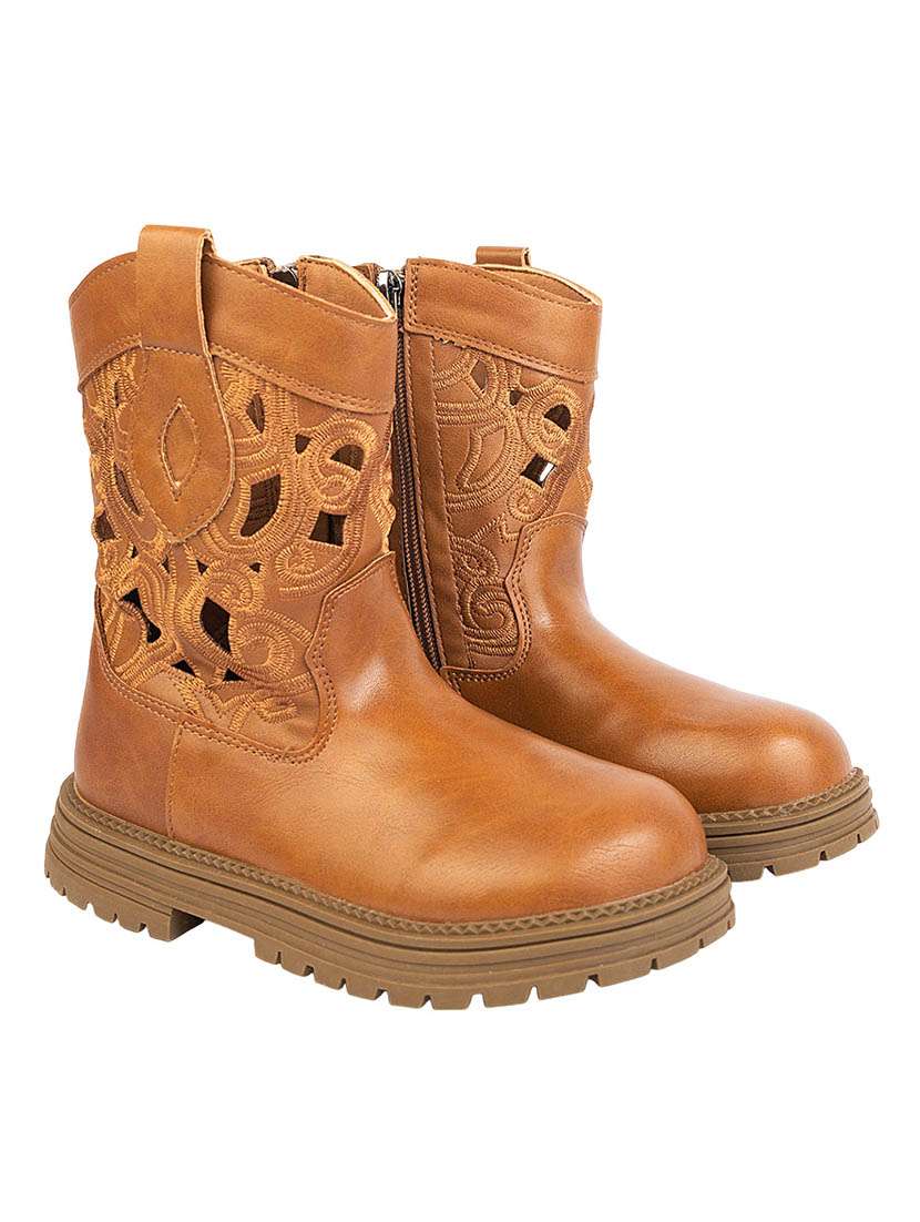 kids solid snkle length boots - 22255192 -  Standard Image - 1