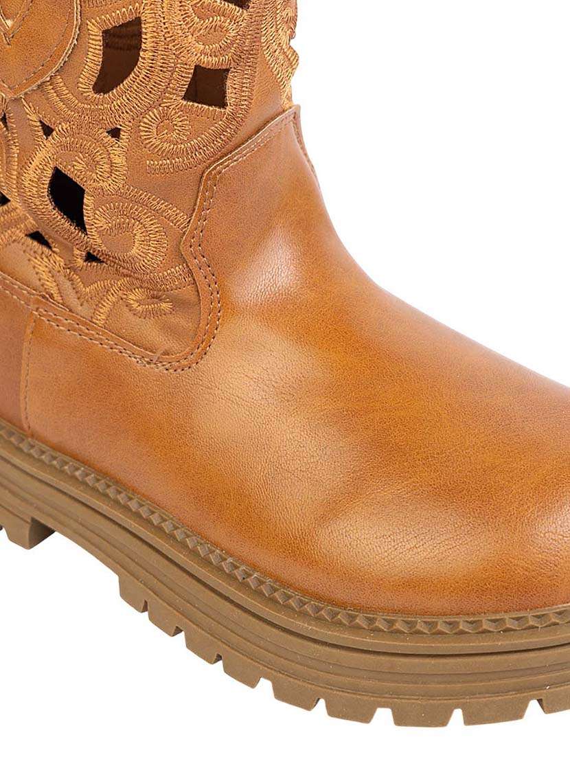 kids solid snkle length boots - 22255192 -  Standard Image - 6