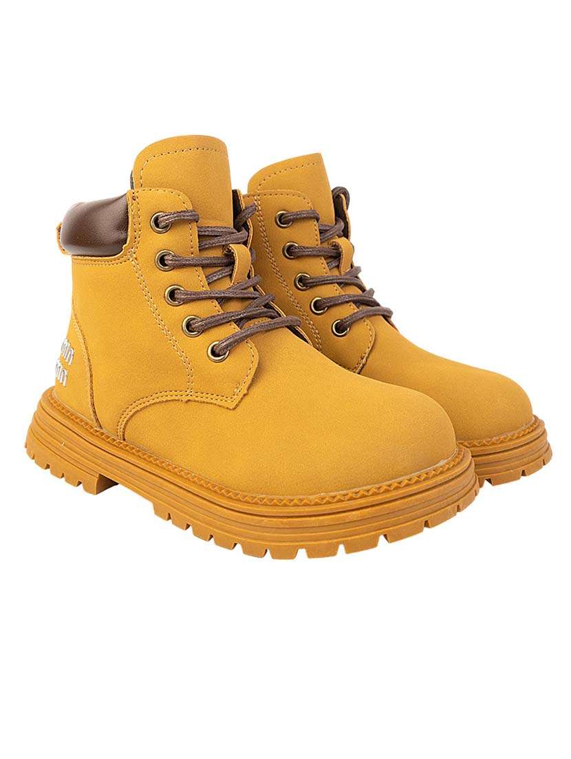 kids solid snkle length boots - 22255195 -  Standard Image - 1