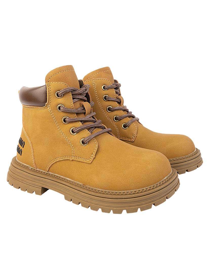 kids solid snkle length boots - 22255196 -  Standard Image - 1