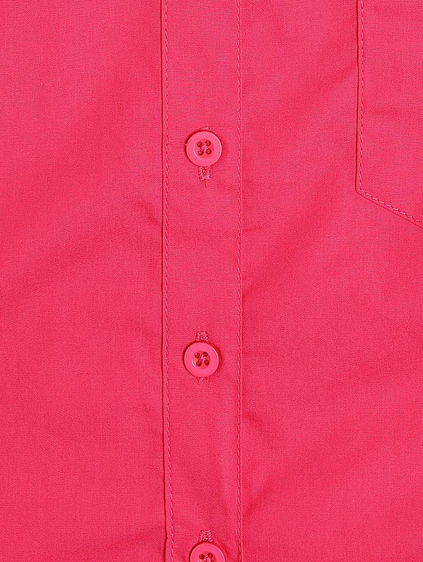 girls solid short sleeve shirt  - 22255342 -  Standard Image - 4