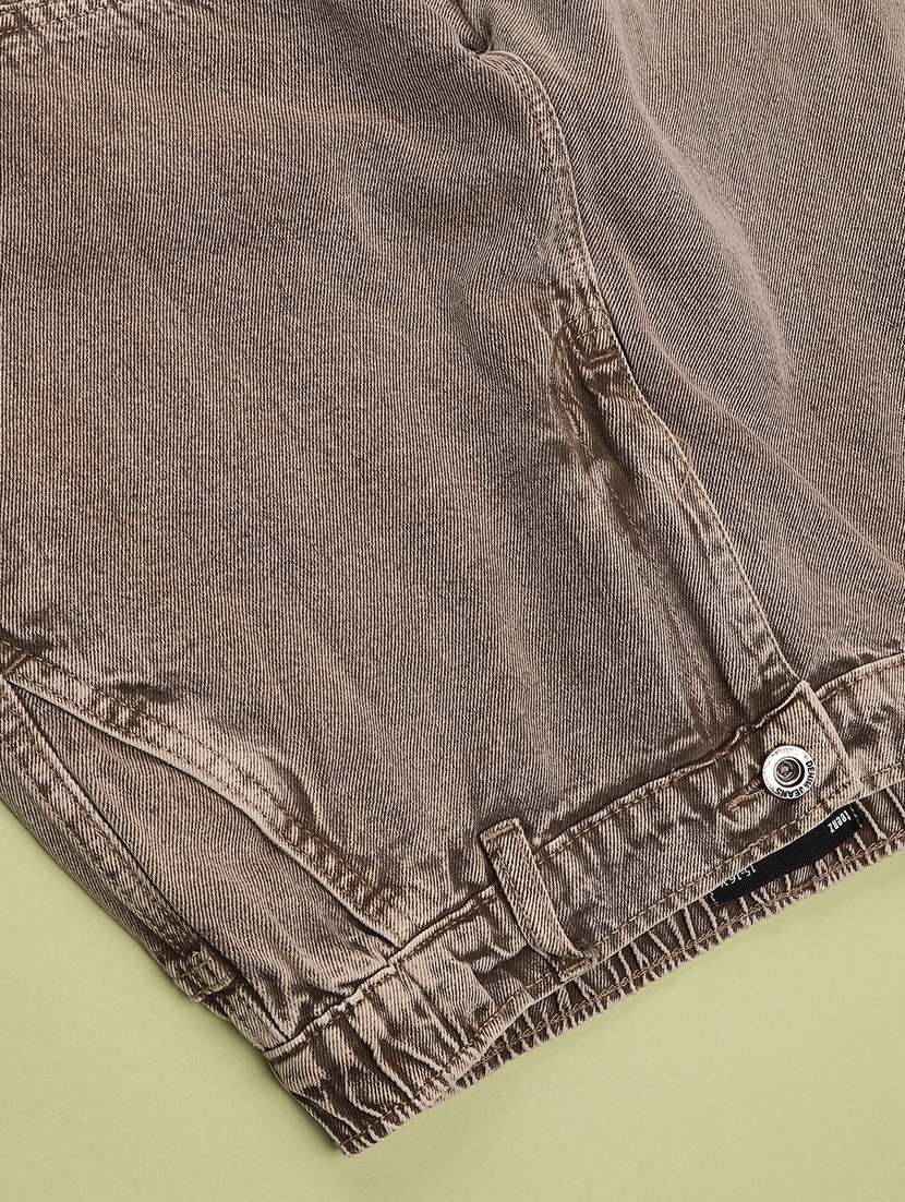 boys washed mid rise regular fit cargo pant - 22255455 -  Standard Image - 4