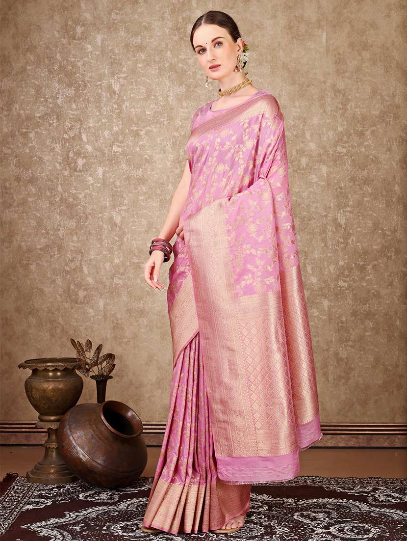 women self design banarasi saree with blouse - 22255532 -  Standard Image - 1