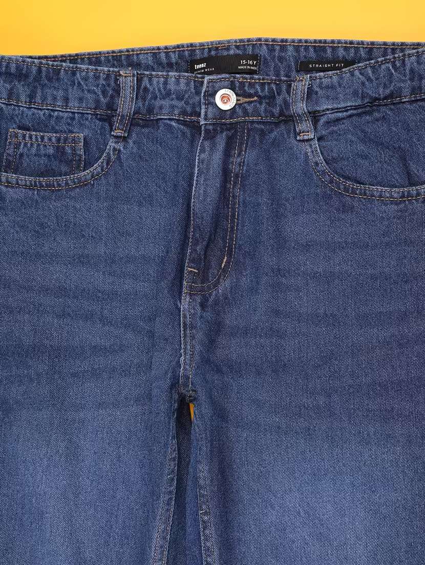 boys washed mid rise slim fit jean - 22255579 -  Standard Image - 1