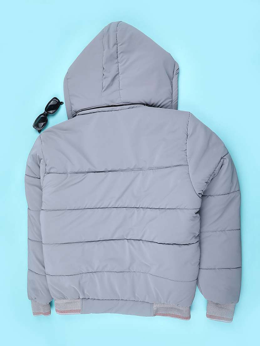 boys solid long sleeve jacket - 22256352 -  Standard Image - 1