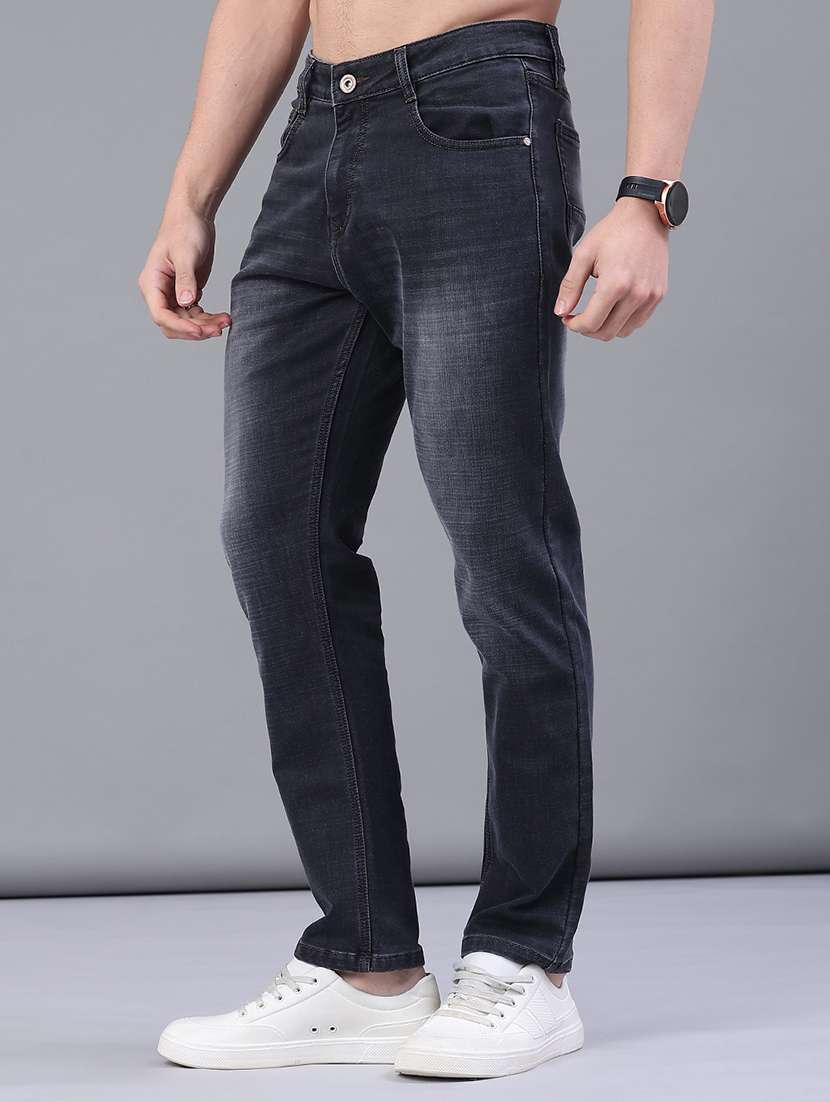men washed mid rise full length jeans - 22257747 -  Standard Image - 1
