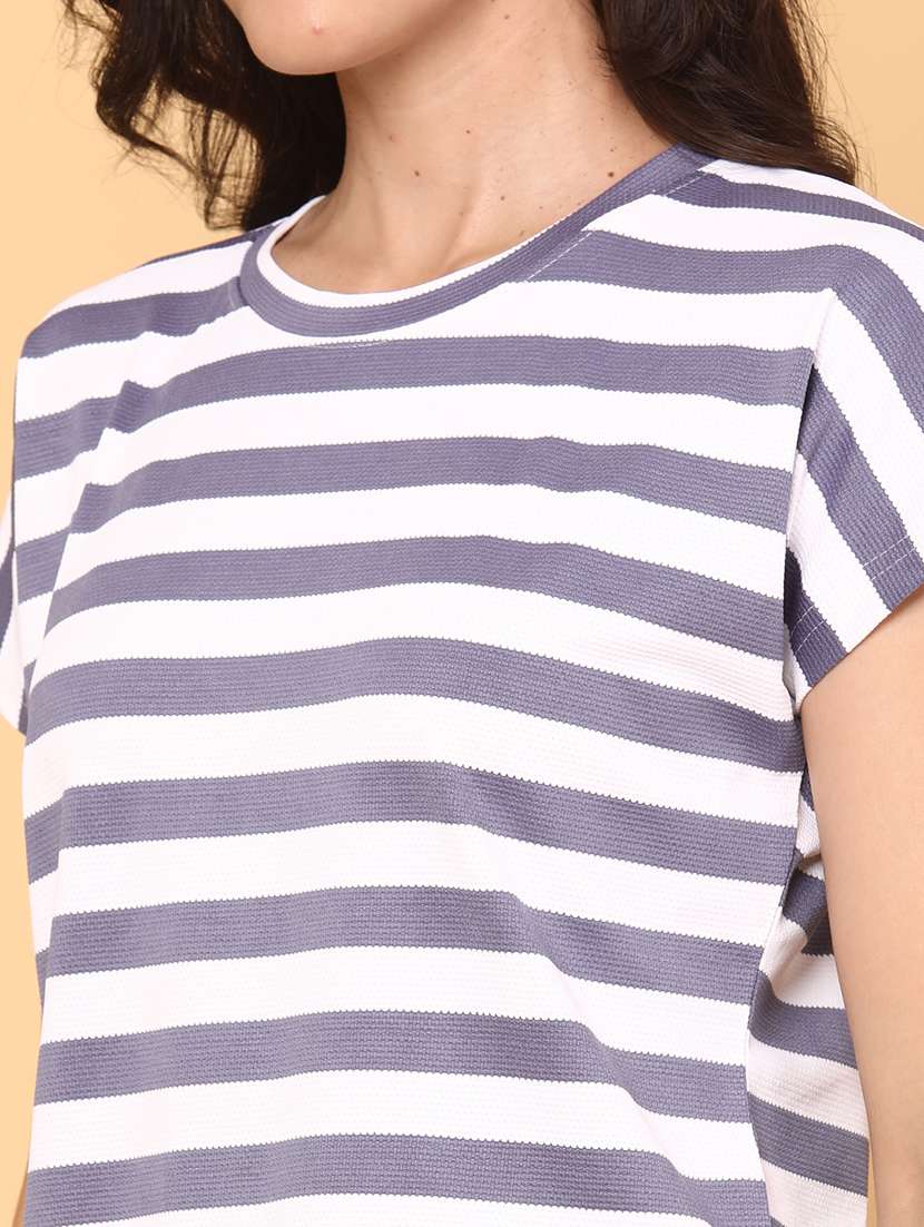 women striped short sleeve t-shirt - 22257783 -  Standard Image - 1