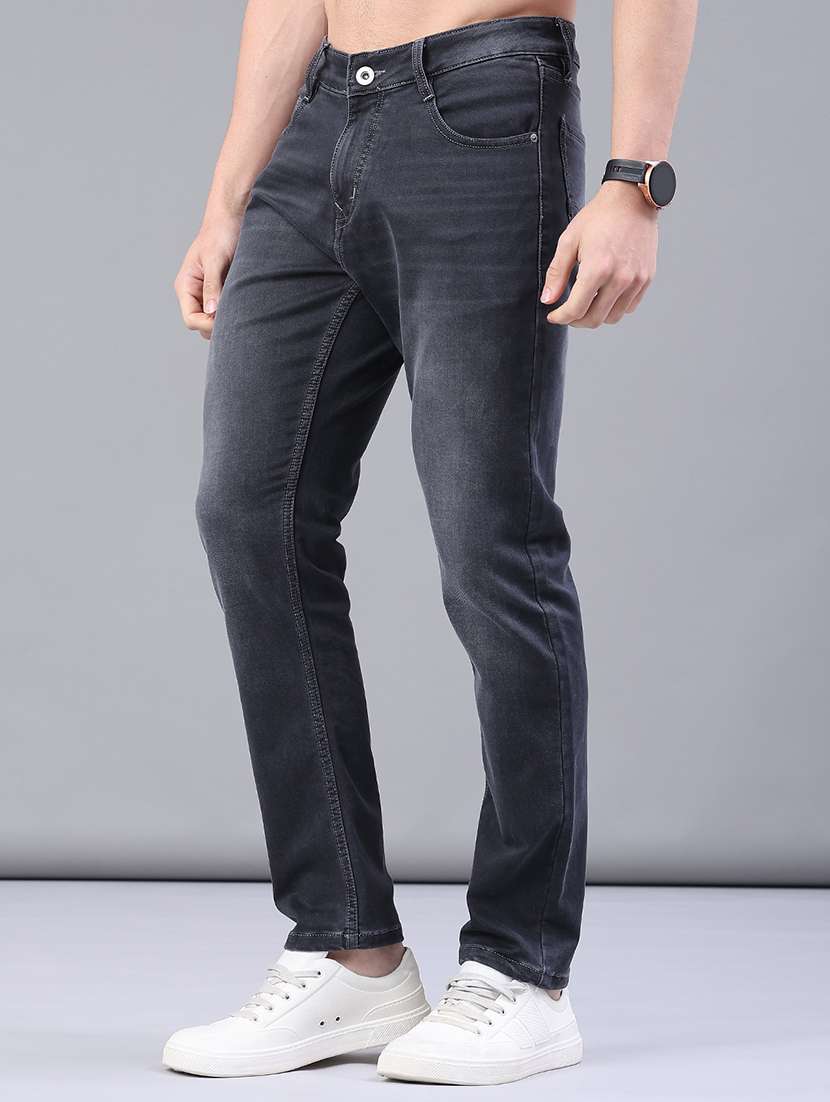 men washed mid rise full length jeans - 22258503 -  Standard Image - 1