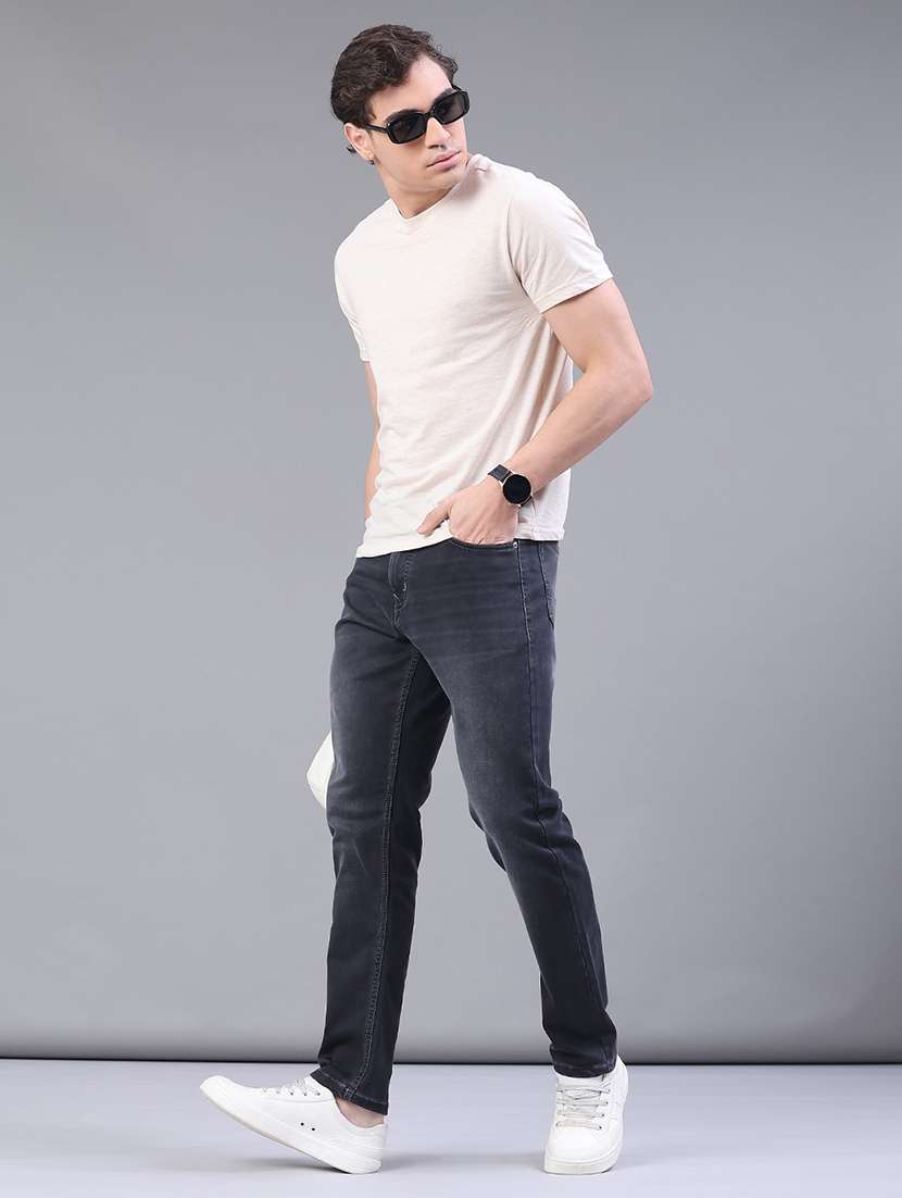 men washed mid rise full length jeans - 22258503 -  Standard Image - 4