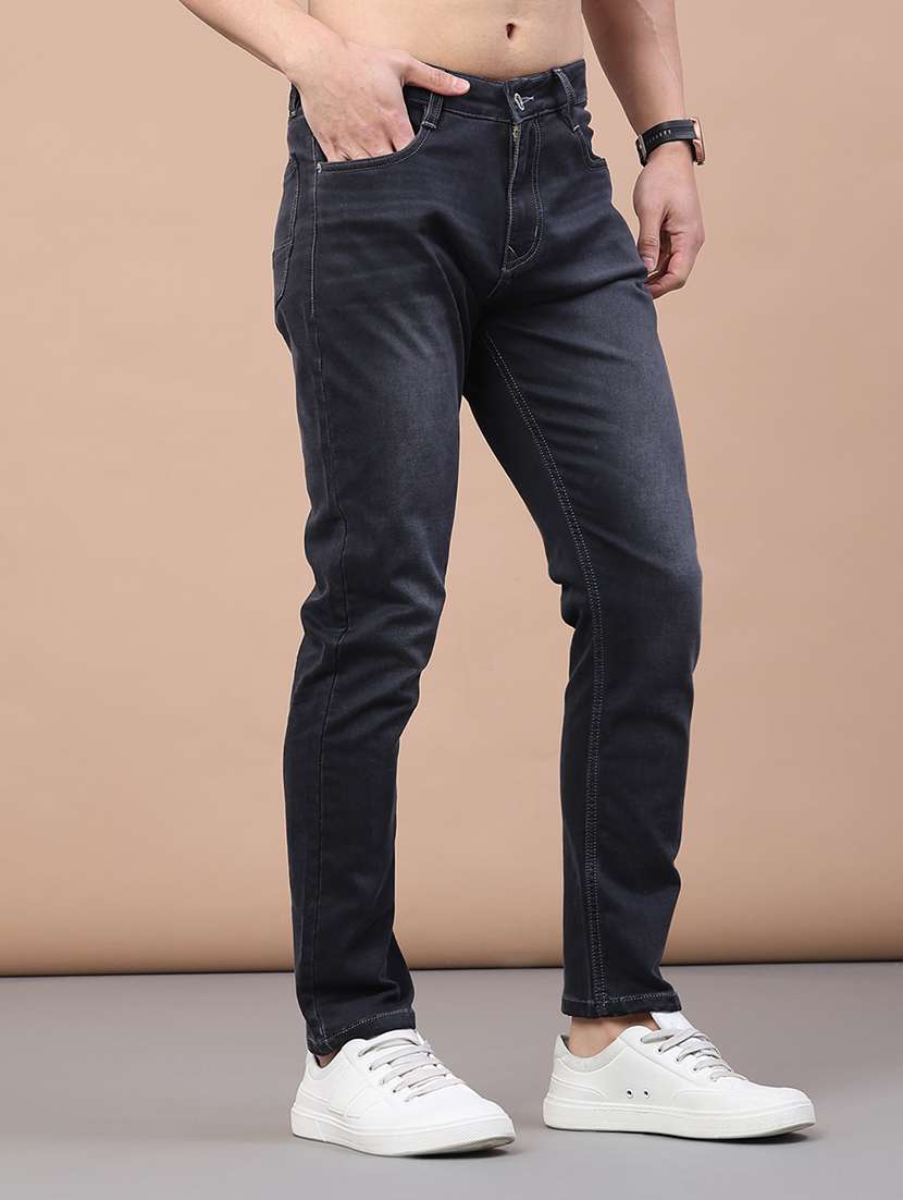 men washed mid rise full length jeans - 22258504 -  Standard Image - 1