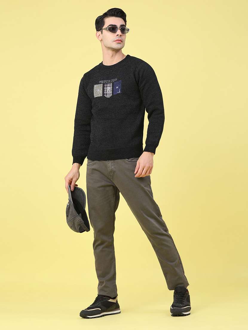 men plain mid rise full length jeans - 22258505 -  Standard Image - 4