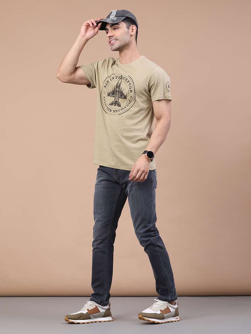 men plain mid rise full length jeans - 22258511 -  Standard Image - 4