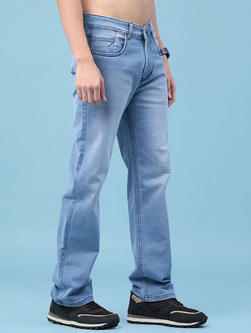 men washed mid rise full length jeans - 22258517 -  Standard Image - 1