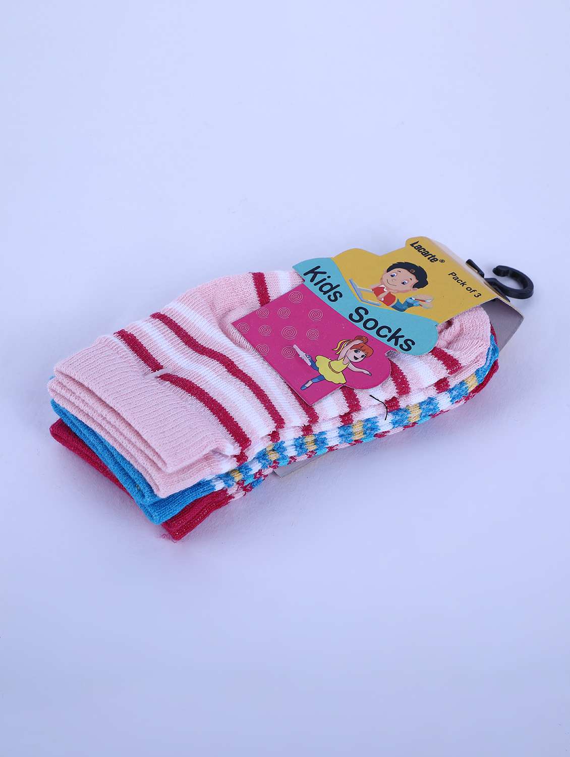 kids pack of 3 printed socks - 22258672 -  Standard Image - 1