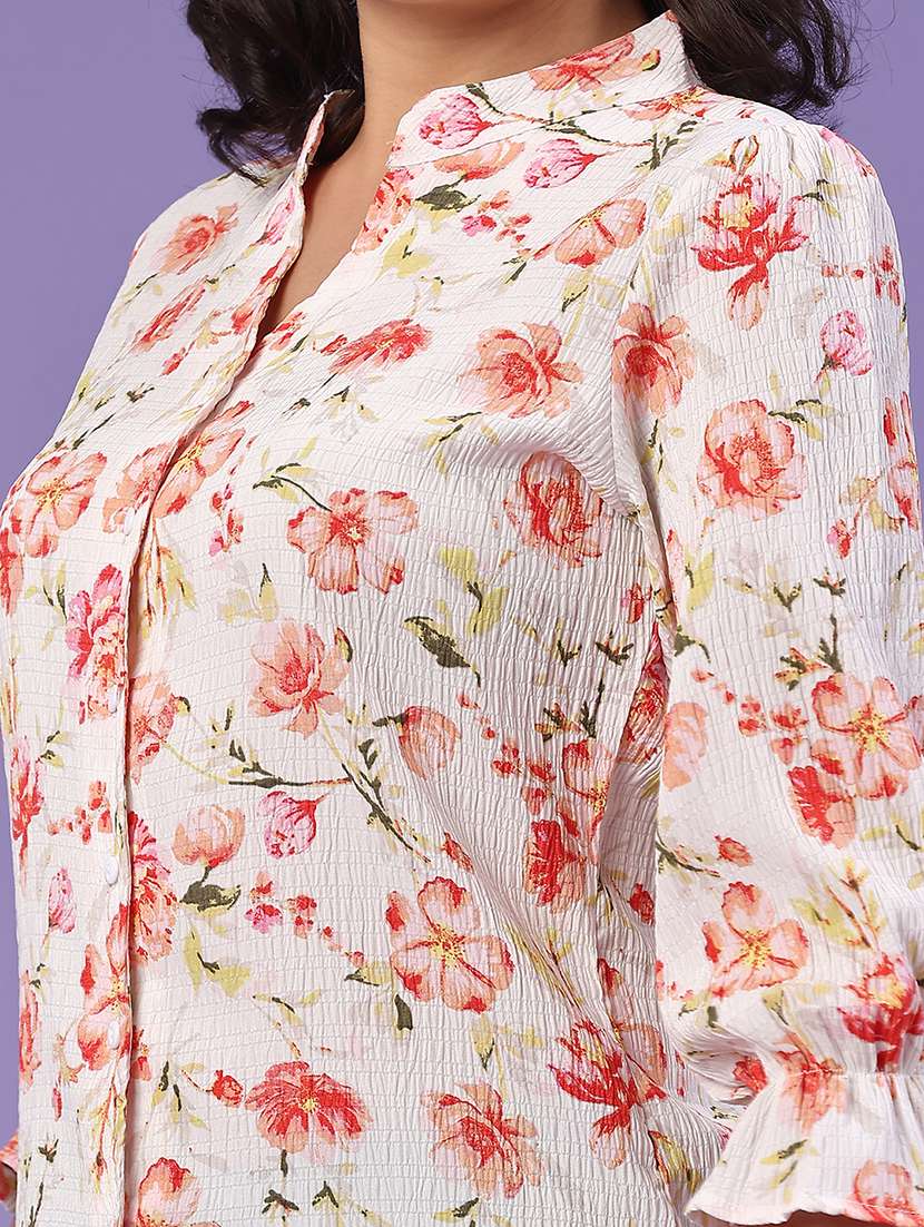 Women White Polyester Regular Top - 22258745 -  Standard Image - 1