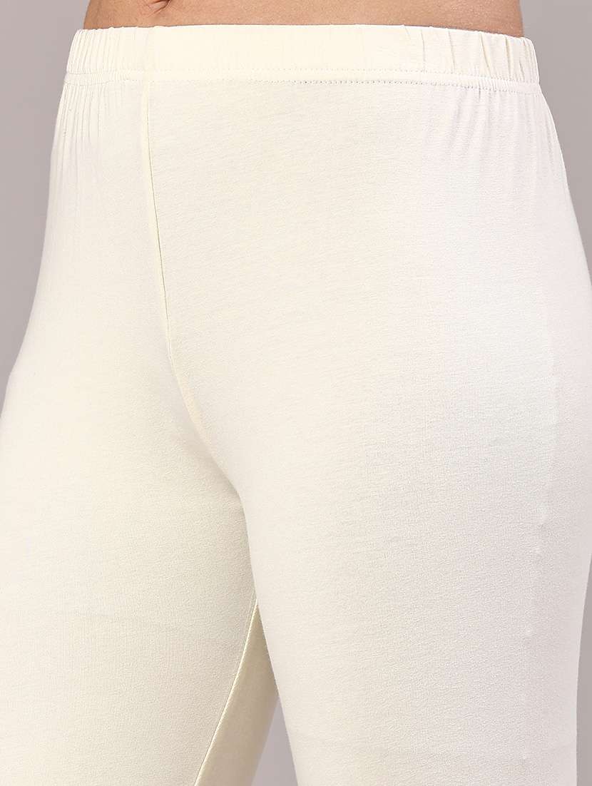 women solid mid rise legging - 22258768 -  Standard Image - 1