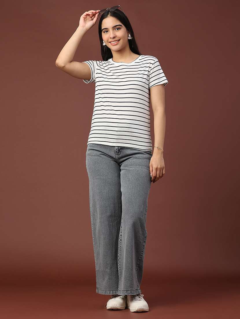 women striped short sleeve t-shirt - 22258788 -  Standard Image - 4