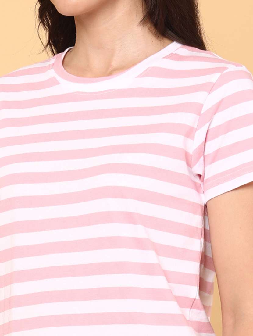 women striped short sleeve t-shirt - 22258791 -  Standard Image - 1