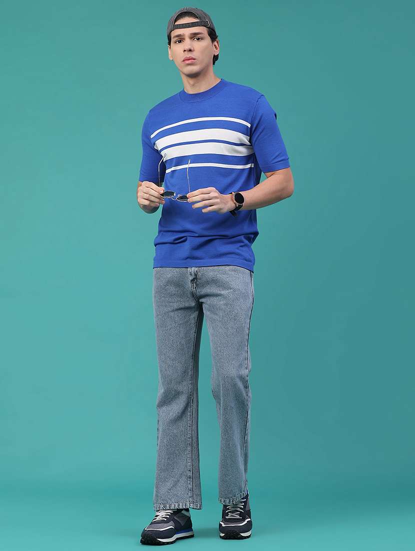 men plain high rise bootcut jeans - 22258826 -  Standard Image - 4