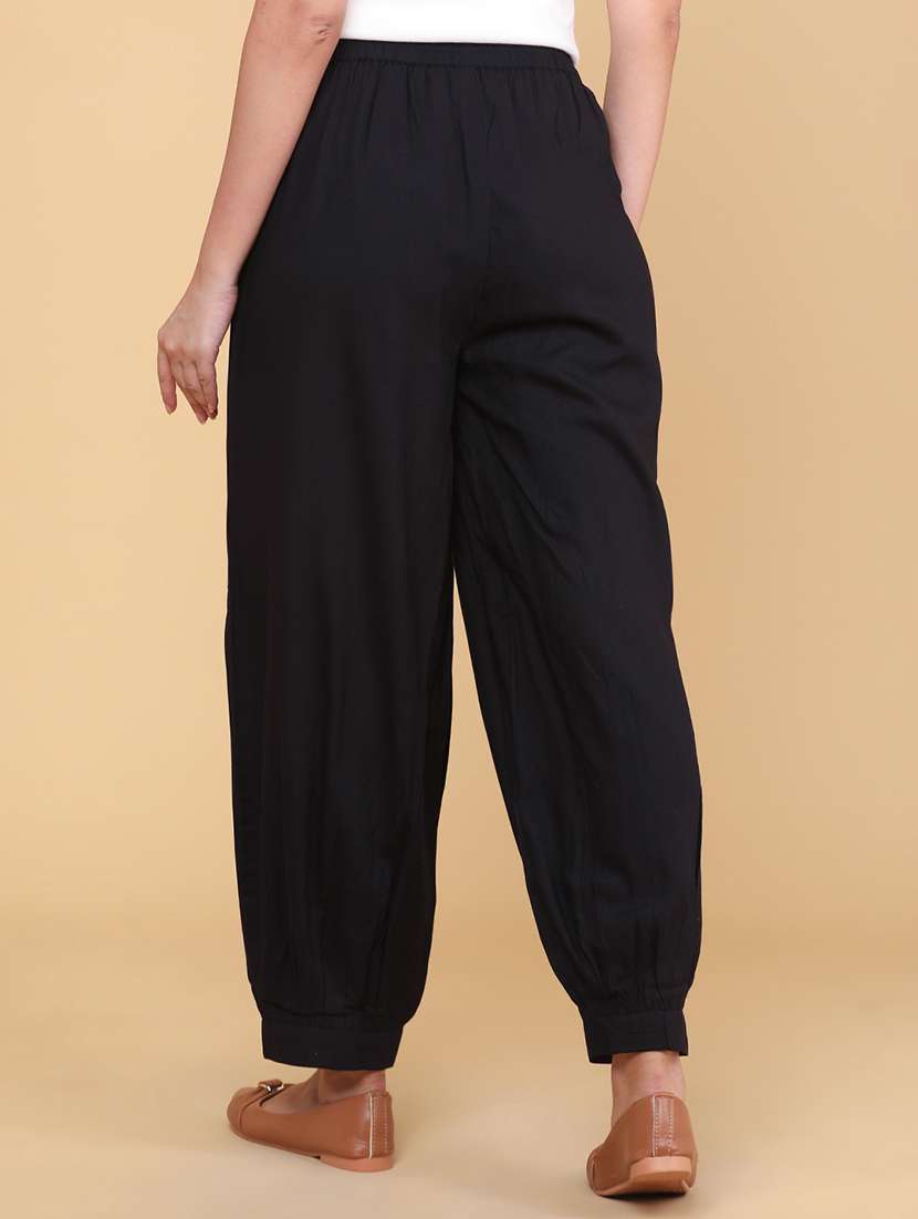 women solid mid rise salwar - 22259299 -  Standard Image - 4