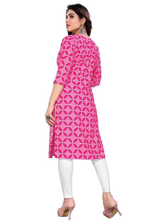 women pack of 2 printed straight kurtac - 22259512 -  Standard Image - 1