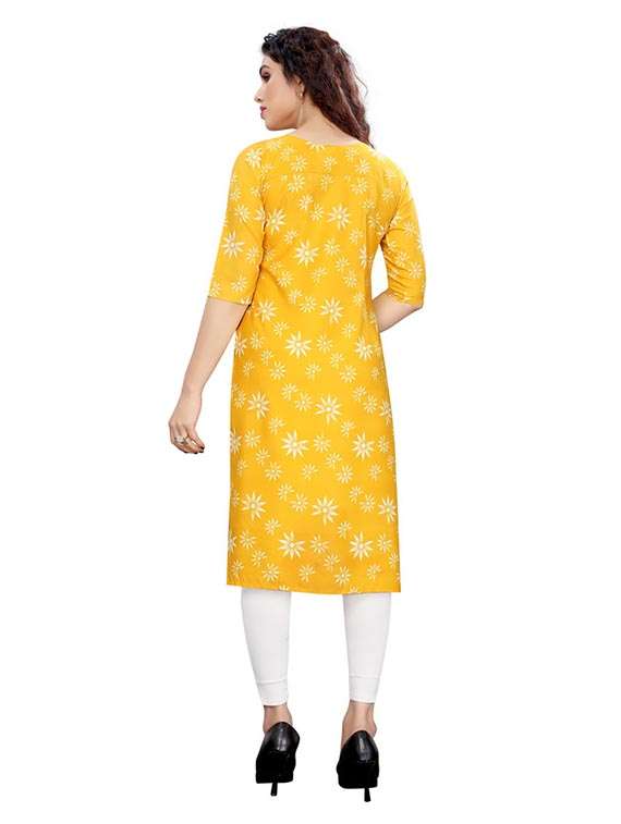 women pack of 2 printed three quarter sleeve straight kurta - 22259513 -  Standard Image - 1