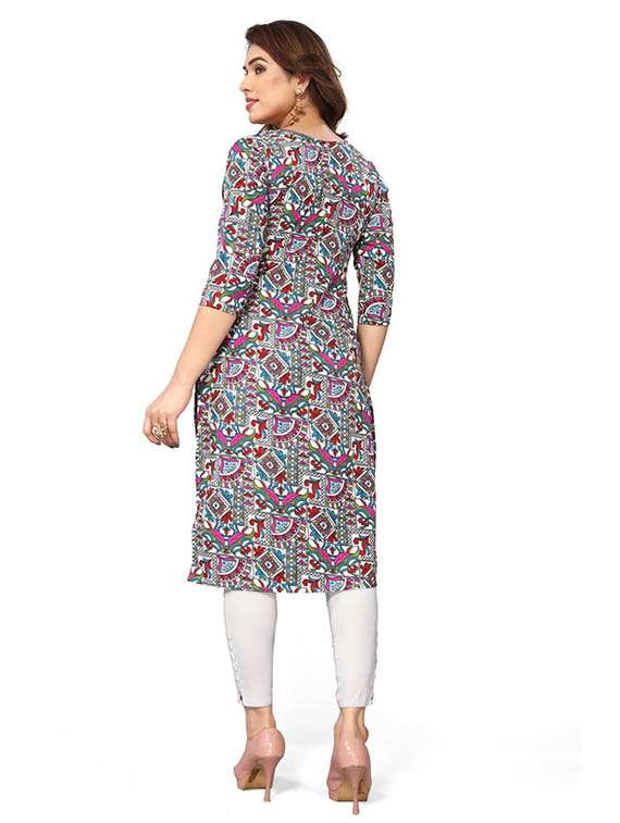 women pack of 2 printed straight kurta - 22259534 -  Standard Image - 1