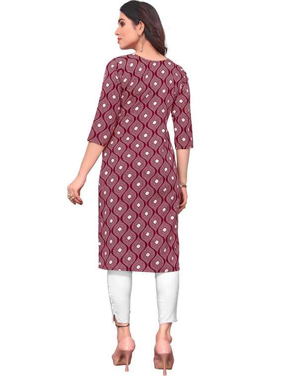 women pack of 2 printed straight kurta - 22259538 -  Standard Image - 4